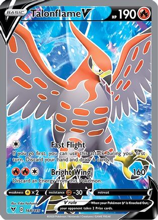 Talonflame V (168/185) [Sword & Shield: Vivid Voltage] - Trinity Hobby