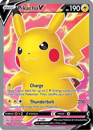 Pikachu V (170/185) [Sword & Shield: Vivid Voltage] - Trinity Hobby