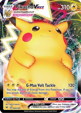 Pikachu VMAX (044/185) [Sword & Shield: Vivid Voltage] - Trinity Hobby