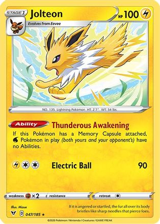 Jolteon (047/185) [Sword & Shield: Vivid Voltage] - Trinity Hobby