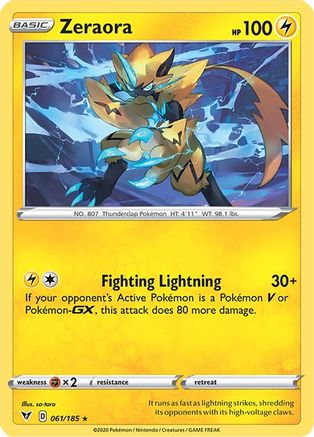 Zeraora (061/185) [Sword & Shield: Vivid Voltage] - Trinity Hobby