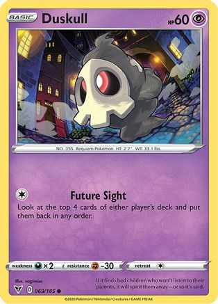 Duskull (069/185) [Sword & Shield: Vivid Voltage] - Trinity Hobby