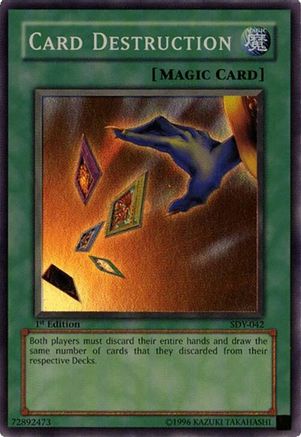 Card Destruction [SDY-042] Super Rare - Trinity Hobby