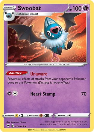 Swoobat (074/185) [Sword & Shield: Vivid Voltage] - Trinity Hobby