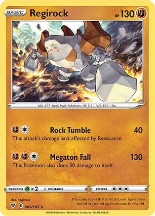 Regirock (089/185) [Sword & Shield: Vivid Voltage] - Trinity Hobby