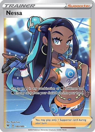 Nessa (183/185) [Sword & Shield: Vivid Voltage] - Trinity Hobby