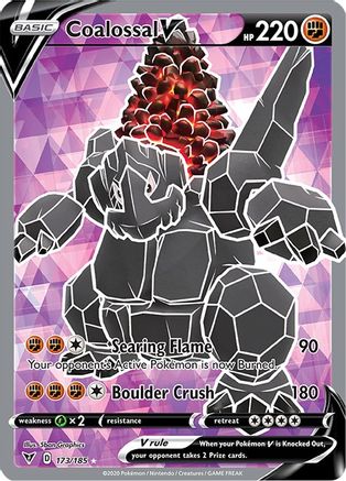 Coalossal V (173/185) [Sword & Shield: Vivid Voltage] - Trinity Hobby