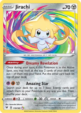 Jirachi (119/185) [Sword & Shield: Vivid Voltage] - Trinity Hobby