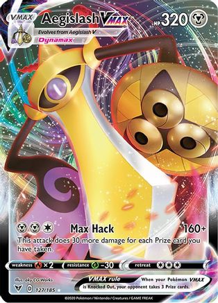 Aegislash VMAX (127/185) [Sword & Shield: Vivid Voltage] - Trinity Hobby