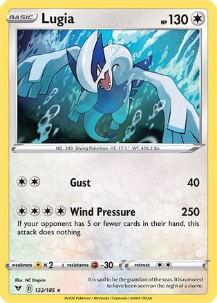 Lugia (132/185) [Sword & Shield: Vivid Voltage] - Trinity Hobby
