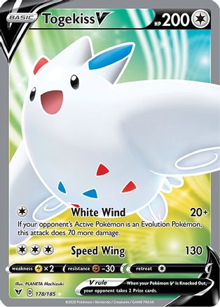 Togekiss V (178/185) [Sword & Shield: Vivid Voltage] - Trinity Hobby