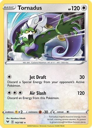 Tornadus (142/185) [Sword & Shield: Vivid Voltage] - Trinity Hobby