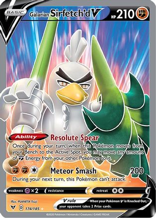 Galarian Sirfetch'd V (174/185) [Sword & Shield: Vivid Voltage] - Trinity Hobby