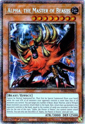 Alpha, the Master of Beasts (Starlight Rare) [PHRA-EN023] Starlight Rare - Trinity Hobby