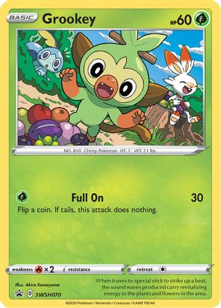 Grookey (SWSH070) [Sword & Shield: Black Star Promos] - Trinity Hobby