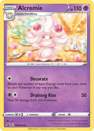 Alcremie (SWSH058) [Sword & Shield: Black Star Promos] - Trinity Hobby