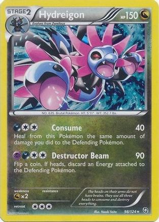 Hydreigon (98/124) (Cosmos Holo) (Blister Exclusive) [Black & White: Dragons Exalted] - Trinity Hobby