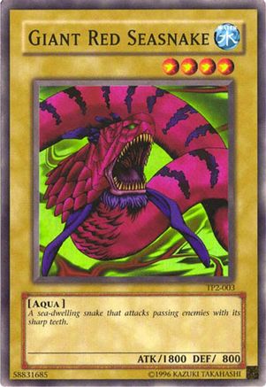 Giant Red Seasnake [TP2-003] Super Rare - Trinity Hobby