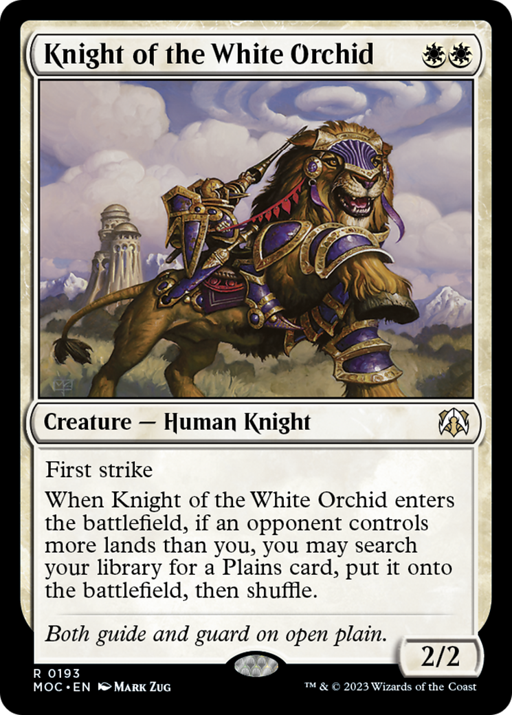 Knight of the White Orchid [March of the Machine Commander] - Trinity Hobby