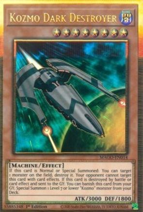Kozmo Dark Destroyer [MAGO-EN014] Gold Rare - Trinity Hobby