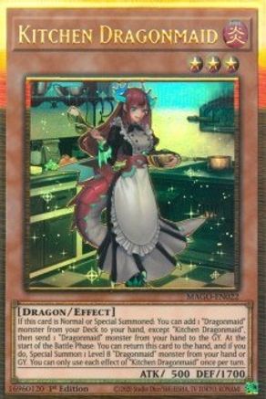Kitchen Dragonmaid [MAGO-EN022] Gold Rare - Trinity Hobby