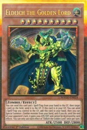Eldlich the Golden Lord [MAGO-EN024] Gold Rare - Trinity Hobby