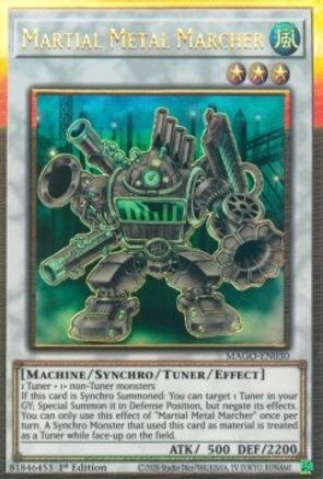 Martial Metal Marcher [MAGO-EN030] Gold Rare - Trinity Hobby