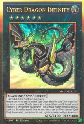 Cyber Dragon Infinity (Alternate Art) [MAGO-EN033] Gold Rare - Trinity Hobby