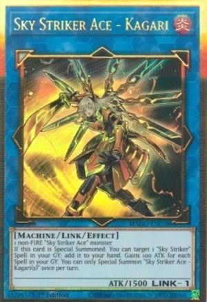 Sky Striker Ace - Kagari [MAGO-EN038] Gold Rare - Trinity Hobby