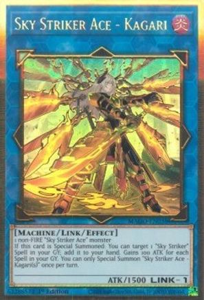 Sky Striker Ace - Kagari (Alternate Art) [MAGO-EN038] Gold Rare - Trinity Hobby