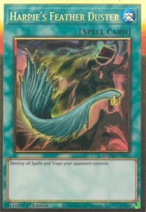 Harpie's Feather Duster [MAGO-EN042] Gold Rare - Trinity Hobby