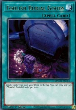 Foolish Burial Goods [MAGO-EN054] Rare - Trinity Hobby