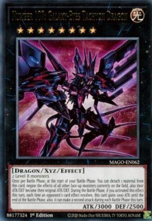 Number 107: Galaxy-Eyes Tachyon Dragon [MAGO-EN062] Rare - Trinity Hobby
