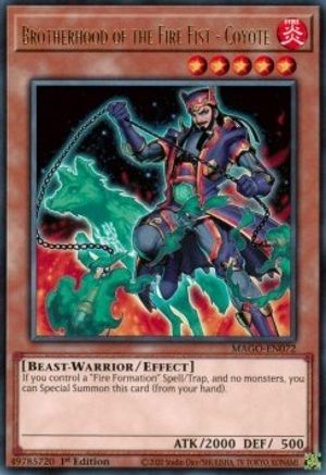 Brotherhood of the Fire Fist - Coyote [MAGO-EN072] Rare - Trinity Hobby