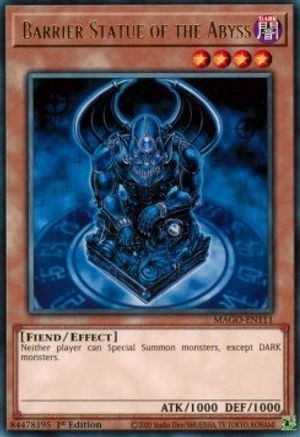 Barrier Statue of the Abyss [MAGO-EN111] Rare - Trinity Hobby