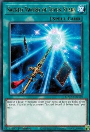 Sacred Sword of Seven Stars [MAGO-EN150] Rare - Trinity Hobby