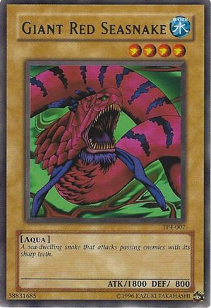 Giant Red Seasnake [TP4-007] Rare - Trinity Hobby