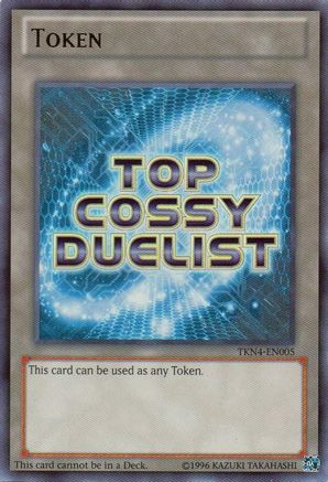 Top Ranked COSSY Duelist Token (Blue) [TKN4-EN005] Ultra Rare - Trinity Hobby