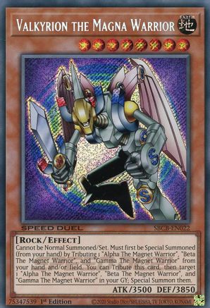 Valkyrion the Magna Warrior (Secret) [SBCB-EN022] Secret Rare - Trinity Hobby