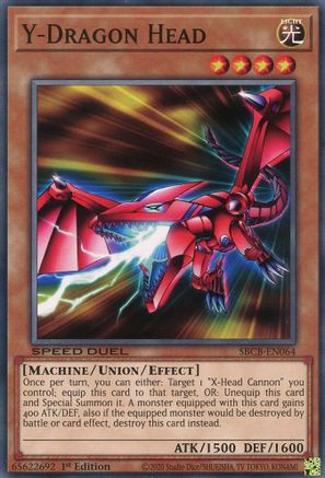 Y-Dragon Head [SBCB-EN064] Common - Trinity Hobby