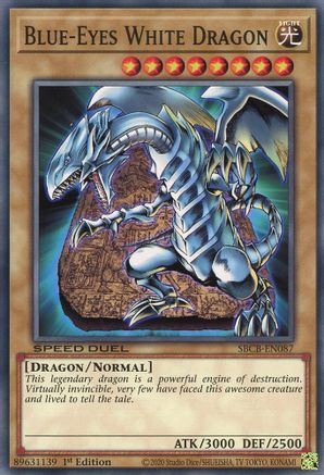 Blue-Eyes White Dragon [SBCB-EN087] Common - Trinity Hobby