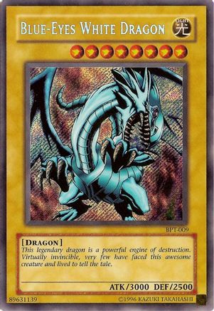 Blue-Eyes White Dragon [BPT-009] Secret Rare - Trinity Hobby