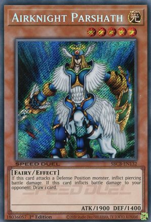 Airknight Parshath (Secret) [SBCB-EN132] Secret Rare - Trinity Hobby