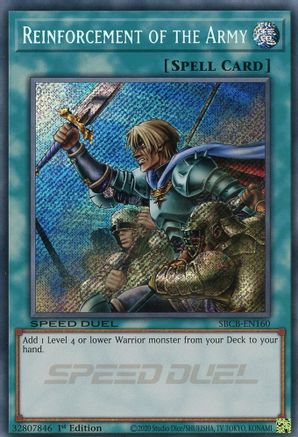 Reinforcement of the Army (Secret) [SBCB-EN160] Secret Rare - Trinity Hobby