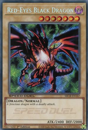Red-Eyes Black Dragon (Secret) [SBCB-EN167] Secret Rare - Trinity Hobby