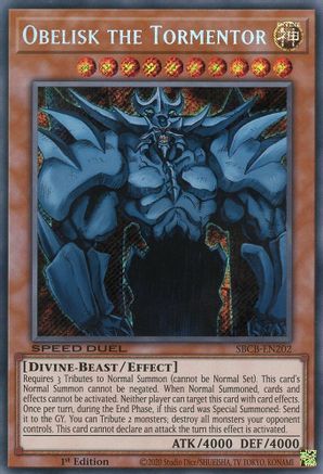 Obelisk the Tormentor [SBCB-EN202] Secret Rare - Trinity Hobby