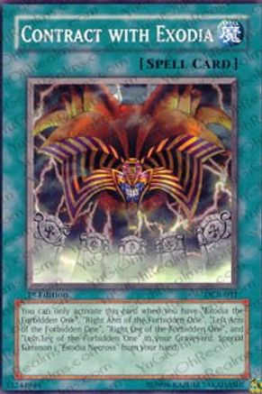 Contract with Exodia [DCR-031] Common - Trinity Hobby