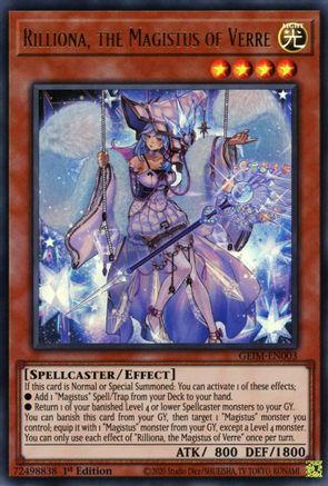 Rilliona, the Magistus of Verre [GEIM-EN003] Ultra Rare - Trinity Hobby