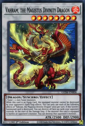 Vahram, the Magistus Divinity Dragon [GEIM-EN006] Super Rare - Trinity Hobby