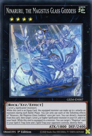 Ninaruru, the Magistus Glass Goddess [GEIM-EN007] Super Rare - Trinity Hobby